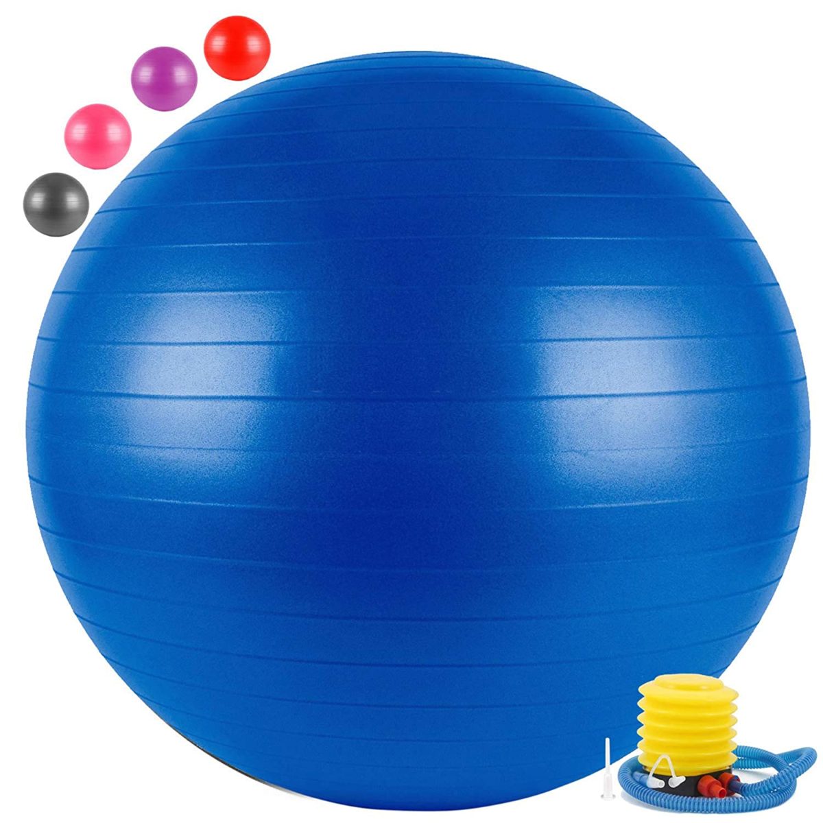 Anti-Burst Yoga Exercise Gym Ball with Foot Pump