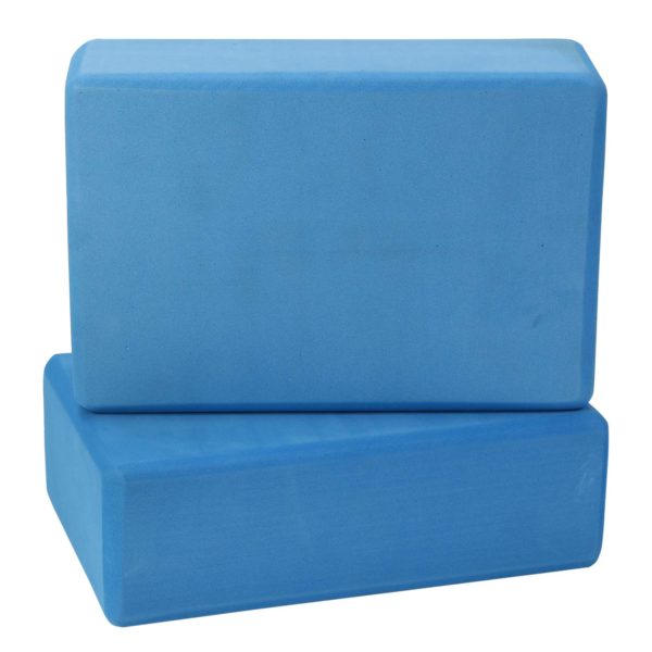 Moisture-Proof High Density Foam Yoga Block Brick, Pack of 2